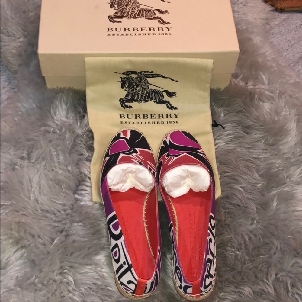 Authentic Burberry Espadrilles